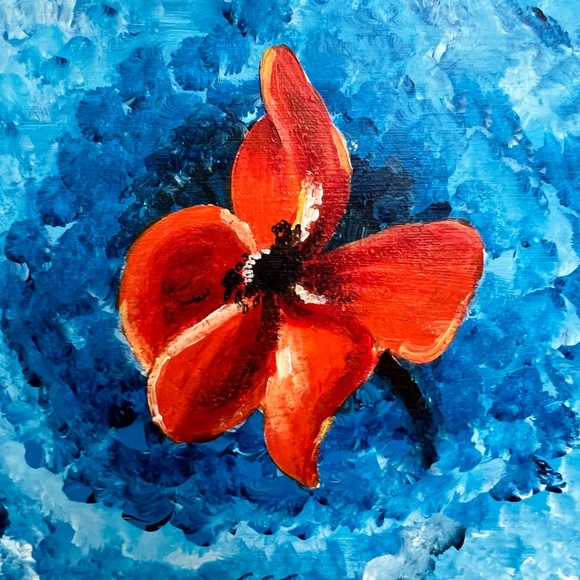 💙 Original acrylic painting 16”x20” sold by the artist - Picture 3 of 6